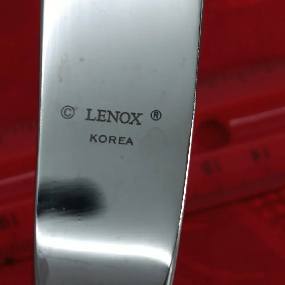 6X BK Lenox Eternal Stainless Flatware Butter Knife Knives Solid Handle